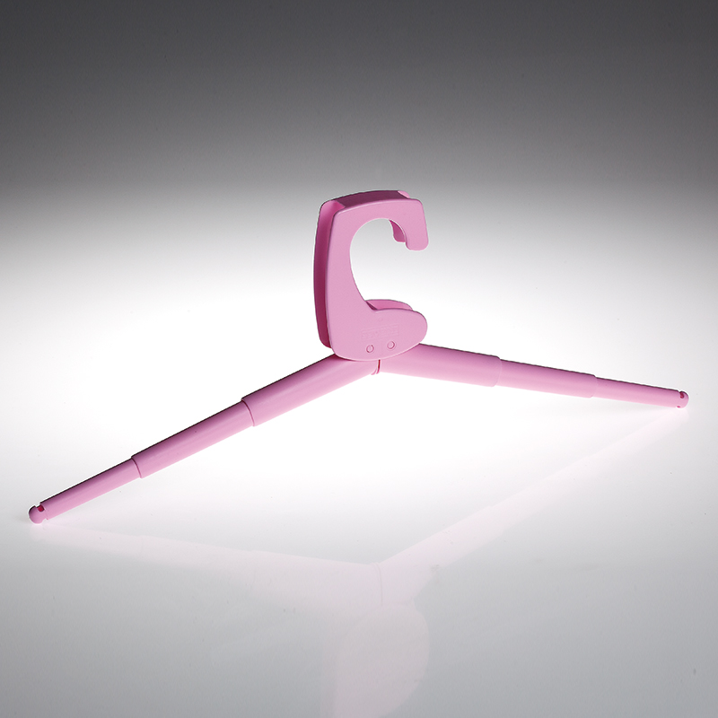 Hanger Pocket-sized clothes hanger pink 1